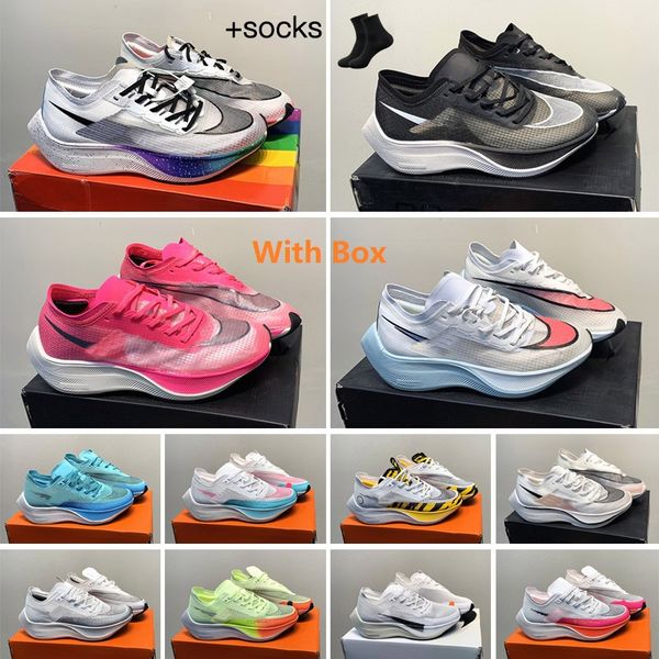 

running shoes jogging trainers sneakers hyper yellow aurora green sail white metallic silver zoomx vaporfly next% 2 womens mens ekiden be tr, Black