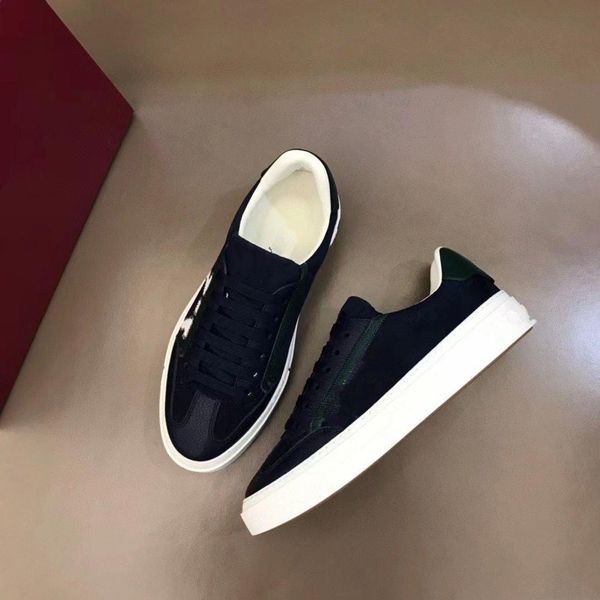 

sneaker slip-on trainers luxury men vintage low-printed designer mesh running casual fashion mixed breathable rzf, Black