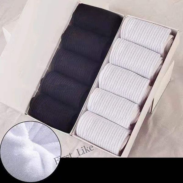 

new styles happy men's colorful combed cotton socks wedding gift socks, Black