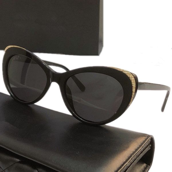 

Fashion Luxury Women Cateye Polarized Sunglasses UV400 55-16-140 Italy butterfly Plank Metal letters Fullrim for Optical Prescription Goggles Fullset design case