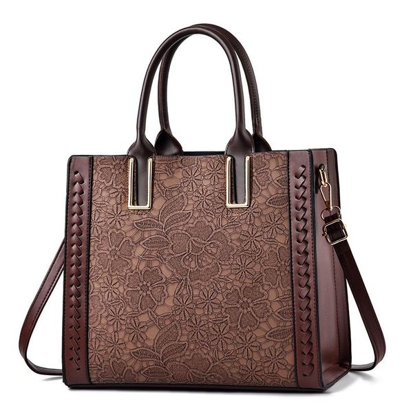 

HBP Women Totes Handbags Purses Shoulder Bags real leather designer ladys fashion shell tote bag handbag New 2022 48, Brown