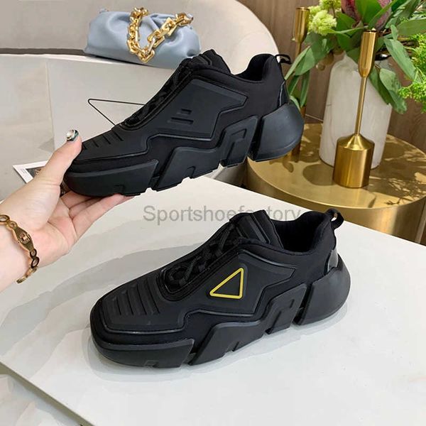 

designers sneakers casual dad shoes platform sneaker leisure trainer techno stretch fabric black white blue grey 7 color mens man woman rhhp