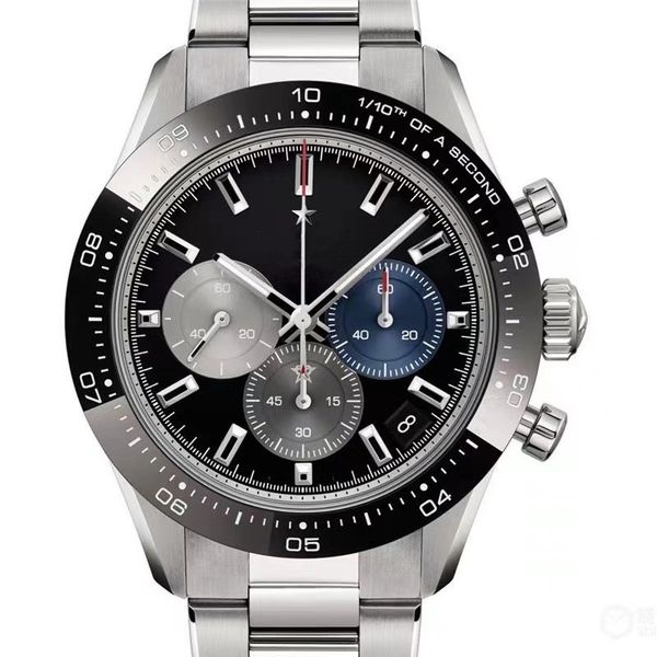 

2022 new luxury brand men's watch sport leisure business stainless steel nylon quartz multifunctional timecode, Slivery;brown