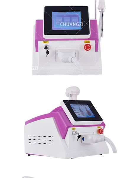 

paragraph new charm purple laser ing point painless non-invasive 808 hair removal instrument, Black