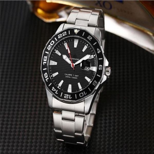 

r sport watches ta three pin quartz men's watch with steel band christmas g gift282d, Slivery;brown