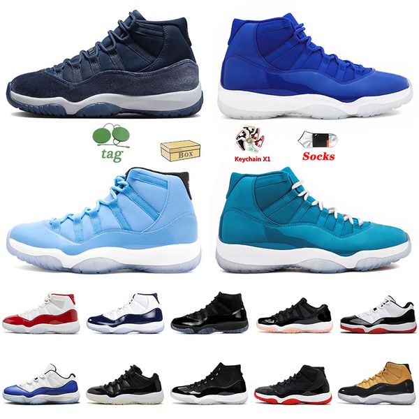 

2023 fashion women mens jumpoman 11 basketball shoes cool grey bleached coral black yellow designer quality sports sneakers with box