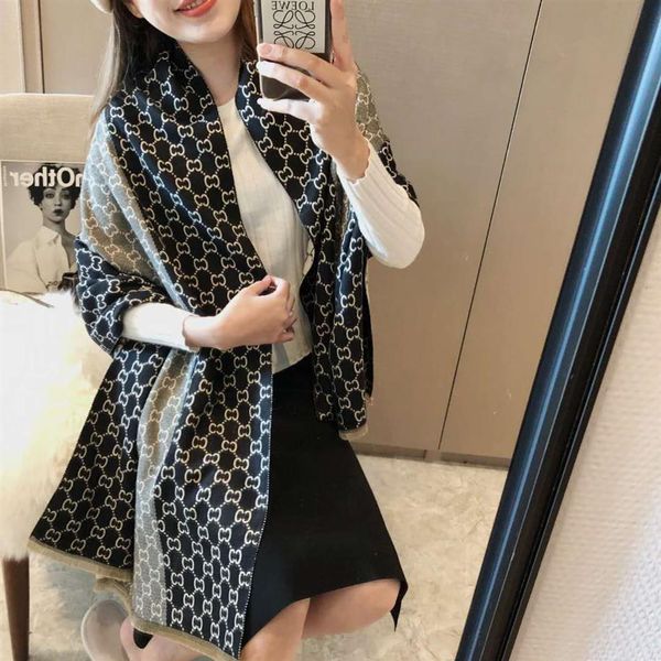 

2020fashion autumn and winter silk scarves timeless classic super long shawl fashion women's soft silk scarves 221e, Blue;gray