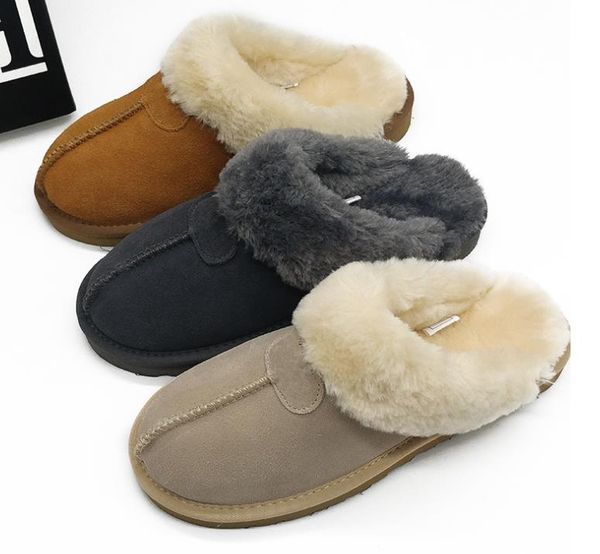 

cottons slippers snow boots women 's shoes warm casual super mini boot wear non-slip cotton drag large size men womens size 35-45, Black