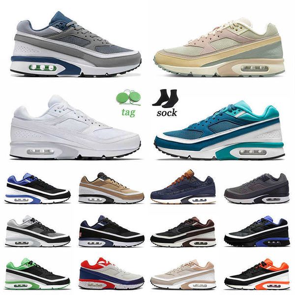 

designer for mens women bw running shoes marina blue white pure platinum light stone neutral grey black trainers outdoor sneakers size 36-45, Black;white