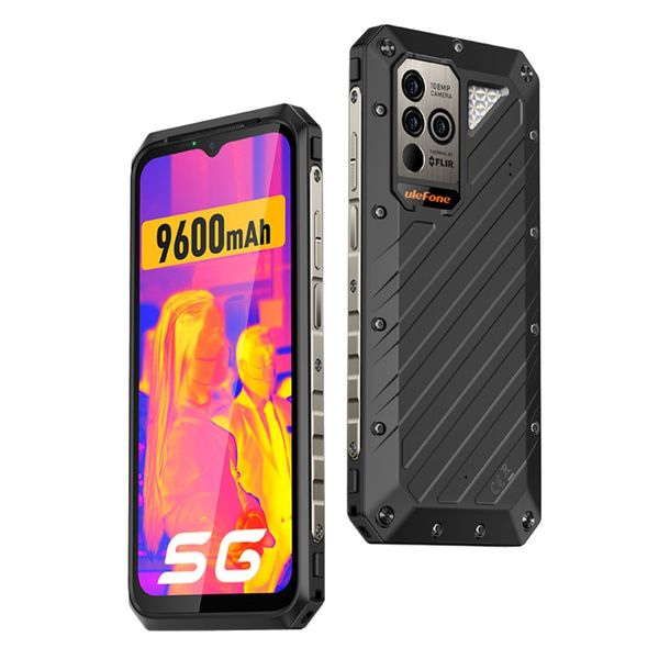 

ulefone power armor 18t rugged phone thermal imaging camera 108mp camera 12gb 256gb triple back cameras waterproof dustproof shockproof 9600