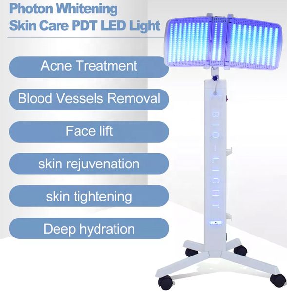 

2023 led skin rejuvenation pdt machine for skin care beauty pdt therapy machine 7 colors led white light whitening