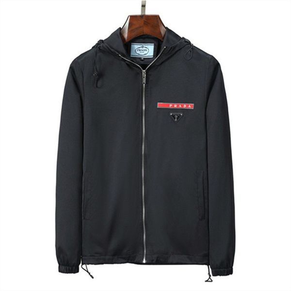 

2023 fashion designer mens jacket zipper printing autumn outwear windbreaker zipper clothes jackets coat outside can sport men's clothi, Black;brown
