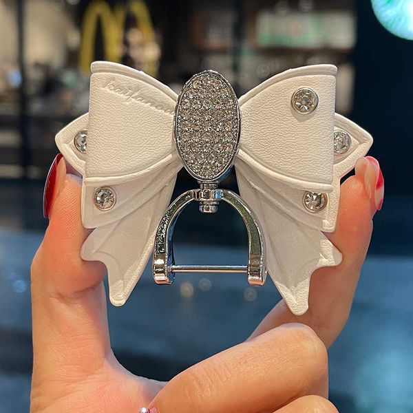 

car key car keyring rhinestone silver metal horseshoes keychain leather bow cute keychain accessories for women men llaveros de motos t22111