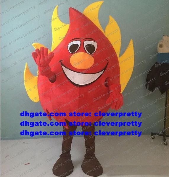 

flame blaze fire torch mascot costume light flambeau firebrand cartoon character album of painting music carnival zx484, Red;yellow