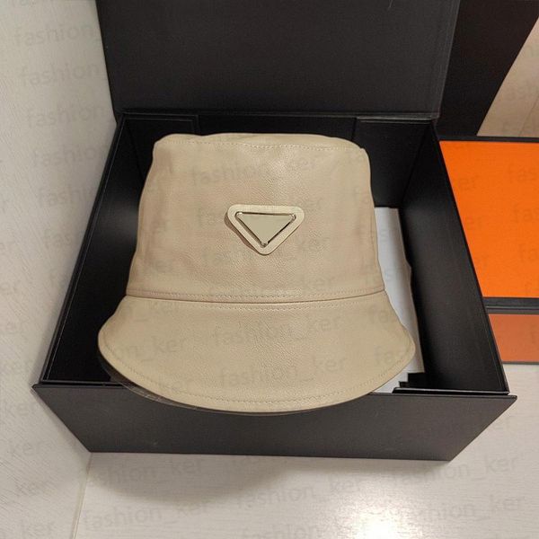 

wide brim hats designer bucket hat stylish leather stingy brim hats elegant caps for men woman 5 colors t2302033, Blue;gray
