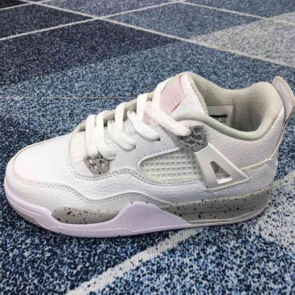 

youth children white oreo td 4s kids baketball shoes lightning rasta lemon venom alternate 89 pure money big boys girls toddler fire red dps, Black