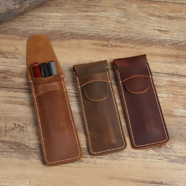 

vintage leather pen bag gifts for men business supplies 1223572
