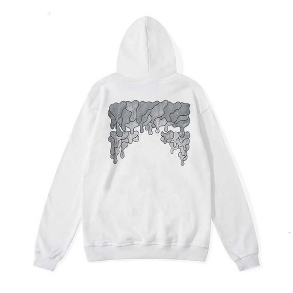

off fleece hoodies offs luxury classic mens sweatshirts fashion brand hoodie designers letter pullover back oil paint arrow x men women t sh, Black