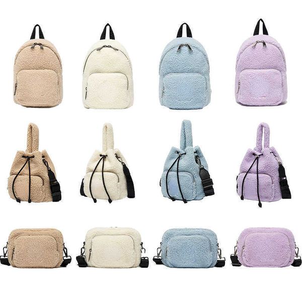 

shoulder women bags handbag fashion brand bag winter new crossbody bag plush camera bag bucket designer handbags designers tote