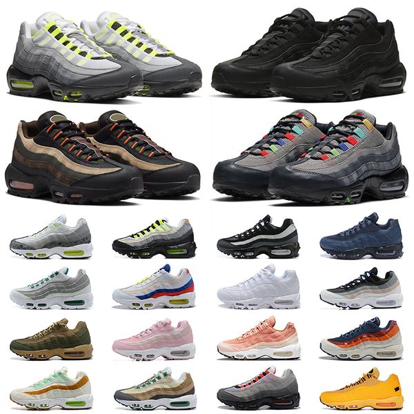 

95 running shoes men women 95s mens sneakers og neon triple black white greedy khaki solar red womens outdoor sneaker trainers