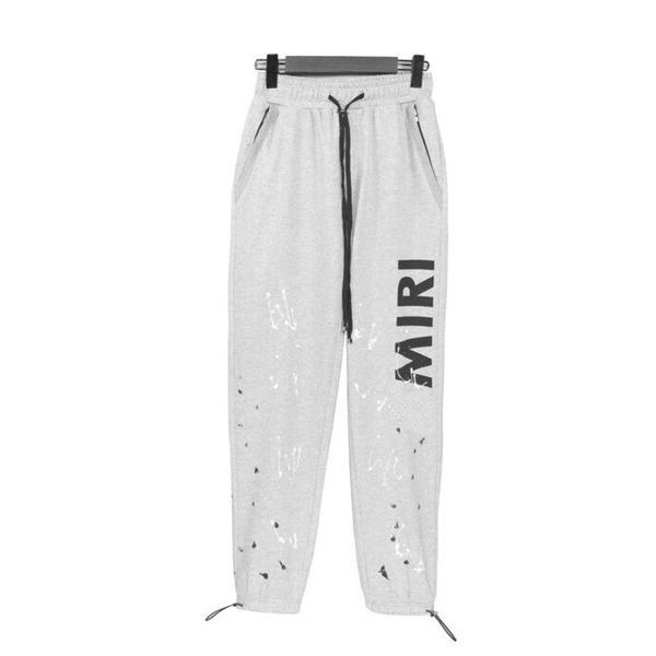 

men's designer casual pants fashion letter print high street trousers women's warm sports pants, Black;brown