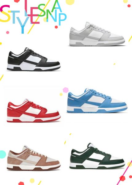 

lows casual shoes men sneakers panda unc triple pink red chicago gai grey fog team green syracuse easter coast men, Black