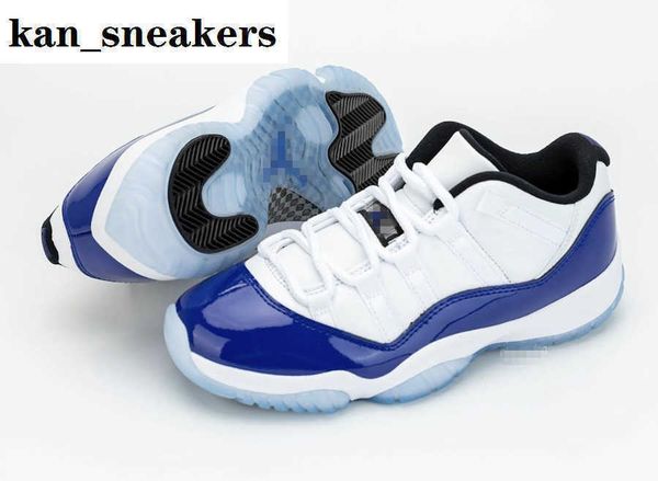 

retro shoes basketball sneakers low color white blue women mens gym training accessories jumpman 11 wb1b, Black;white