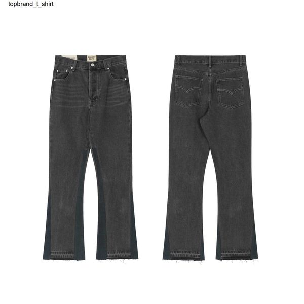 

men's jeans designer correct galery dept structure splicing fashion streetwear jeans pants, Blue