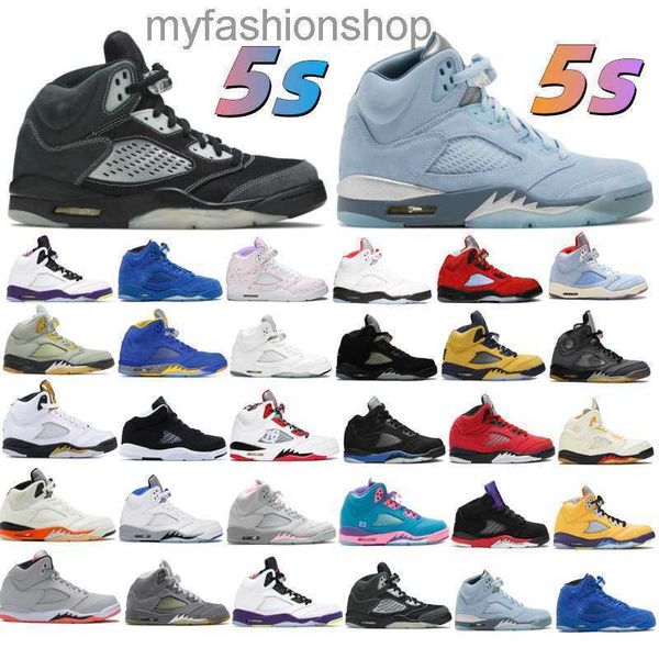 

retro basketball shoes backboard sneakers wolf grey oklahoma florida island green metallic oil shattered 2022 5 5s men women bluebird size 4