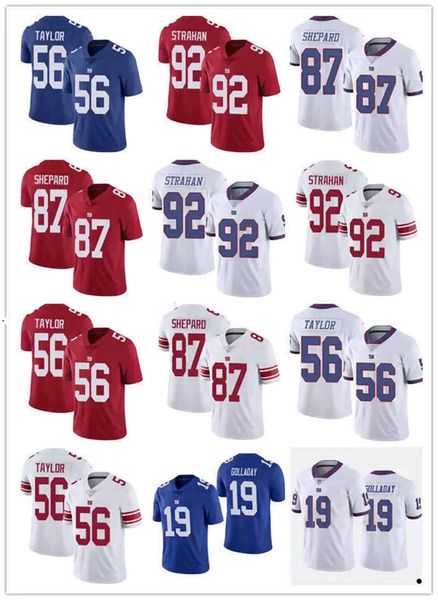 

2022 football jerseys men women youth new york''giants''jersey 5 kayvon thibodeaux 73 evan neal 26 saquon barkley 10 eli, Black;red
