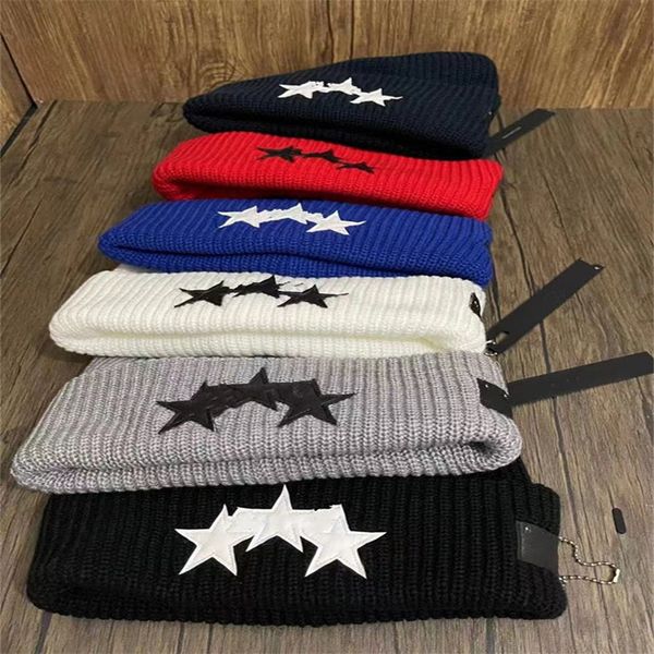 

fashin casquette designer beanie baseball hat cotton knitted hats skull fitted classic triangle letter printed wool beanies, Blue;gray
