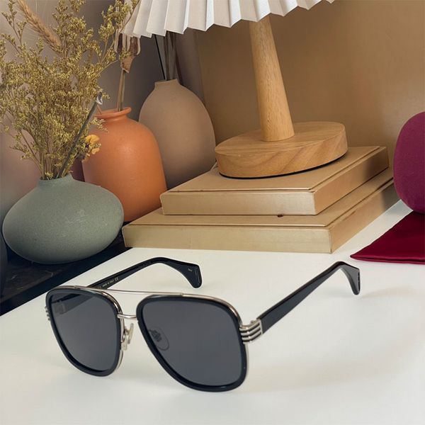 

designer men and women locs sunglasses 0448s fashion design square frame classic simple popular style outdoor uv400 protective glasses, White;black