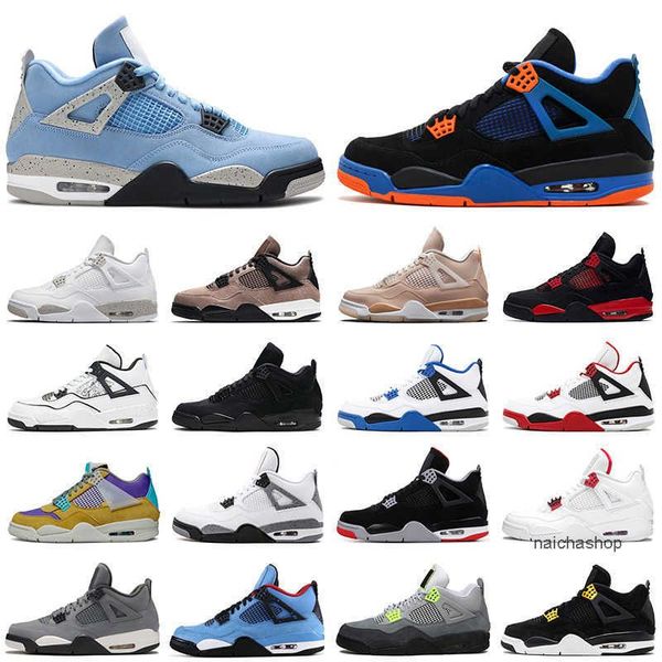 

shoes 4 4s men basketball shoes university blue white oreo taupe haze black cat diy shimmer fire red womens mens trainers sports sneakers si