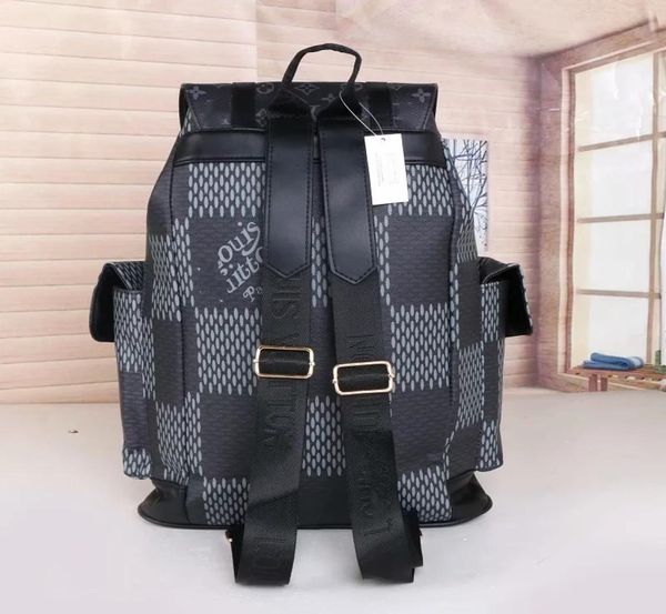 

lattice leather double boys shoulder bags brand grils backpack excellent quality kids school bags new trend black brown2602402