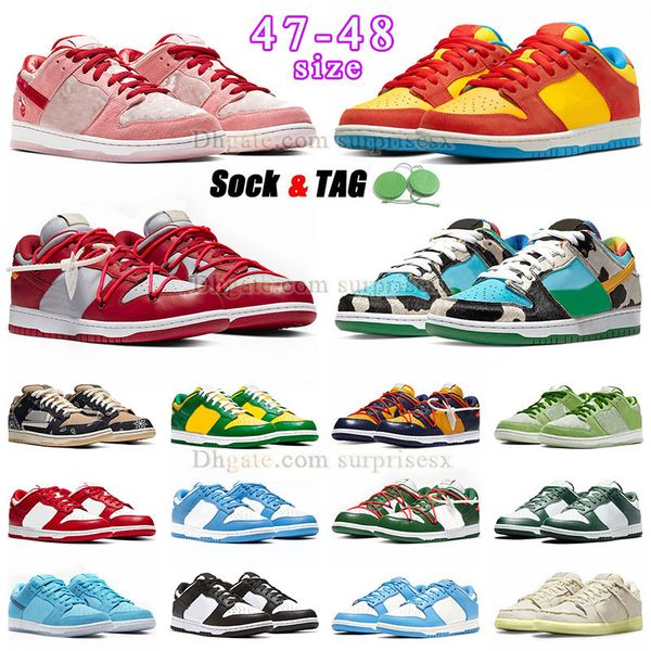 

designer panda running shoes for mens womens fashion outdoor sport chunky dunky university unc trilple pink bears lows size us 13 12 eur 47