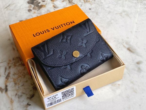 

louis vuitton luxurys designers wallets purse bag fashion short victorine wallet embossed monograms classic pallas card holder zippy coin pu, Red;black