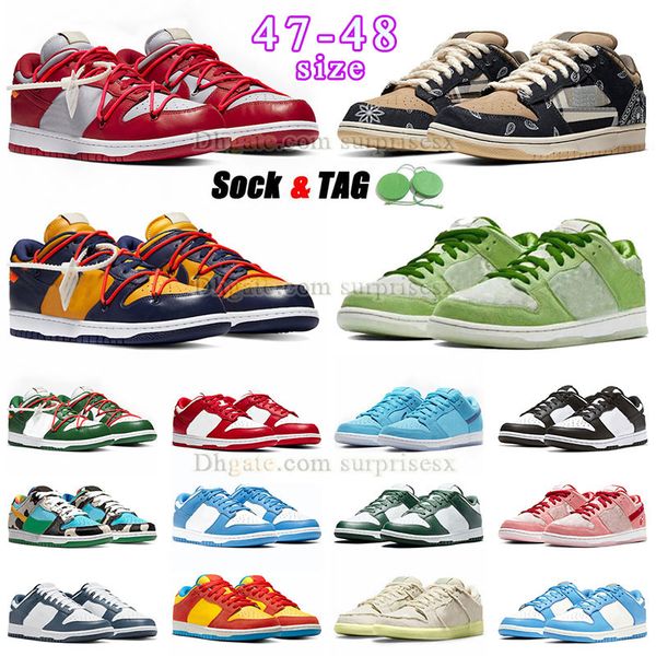 

running shoes chunky dunky lows designer outdoor sport sneakers big size 47 48 fashion trainers panda black white university unc blue mummy