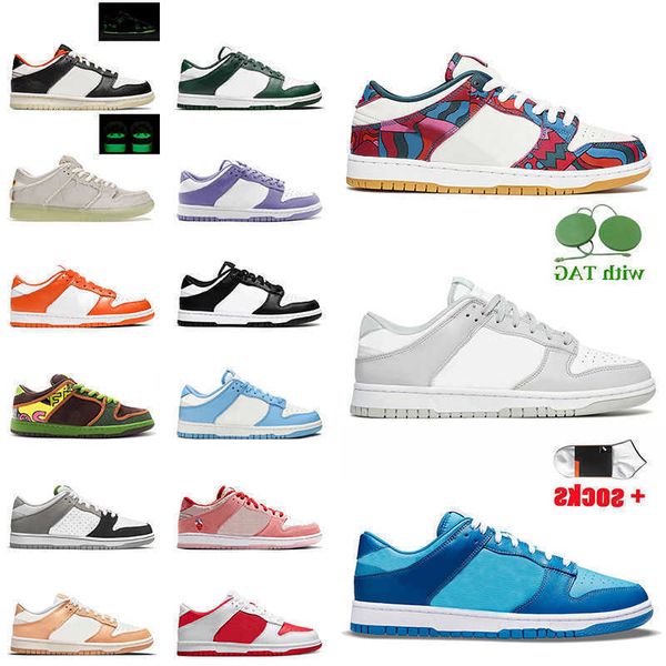 

2022 fashion platform low sb runner shoes dark marina blue grey fog parra abstract art black white syracuse playstation mummy mens women