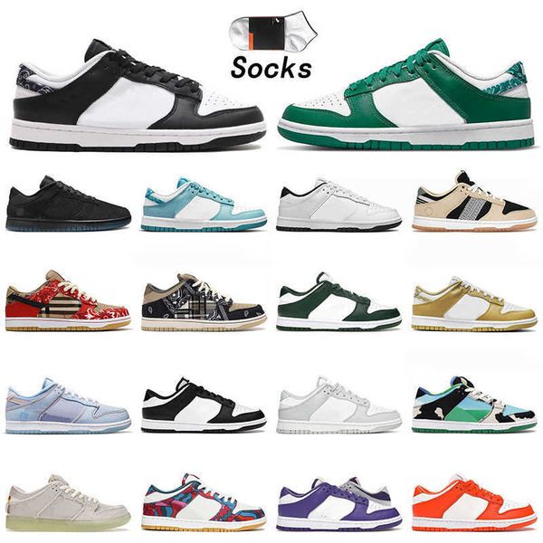 

new 2022 designer shoes low skateboarding green paisley black undefeated rooted in peace cactus jack barley mummy abstract art grey fog mens, Black;white