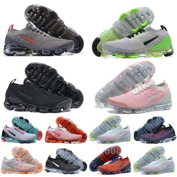 

2019 chaussures 2 laceless 2.0 casual shoes triple black designer mens women sneakers fly white knit cushion trainers zapato