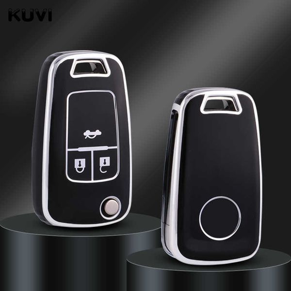 

car key tpu car flip key case cover shell for cruze aveo trax sail malibu captiva opel vauxhall astra j corsa insignia mokka t221110