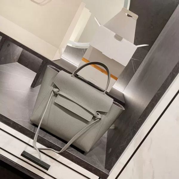 

luxury tote shoulder bag purse designer handbag message bags brand crossbody totes leather womens fashion grained calf bag micro belt