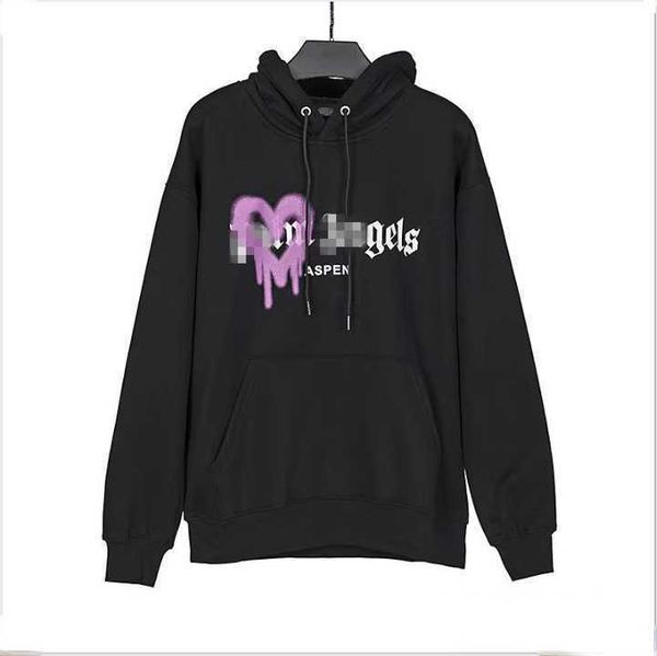 

3a 22s mens designer angel hoodie sweater sweatshirts streetwear t shirt loose lovers luxury pa palms jumper women hoody hooded sweatshirt h, Black