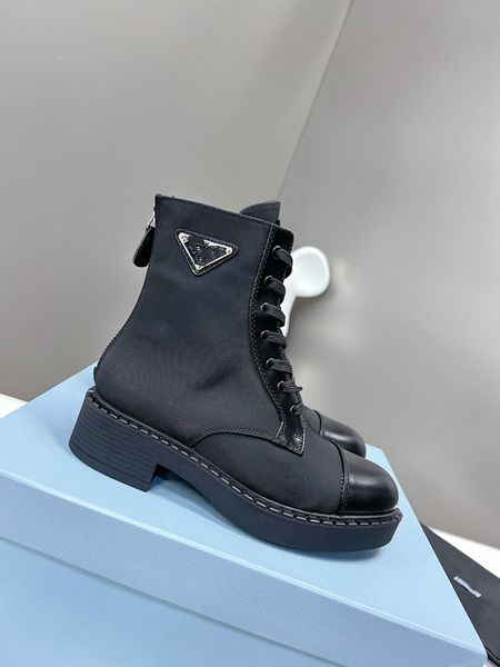 

fashion ladies series ribbon decorated leathers martin boot women embroidered leather band ankle boots 0713, Black