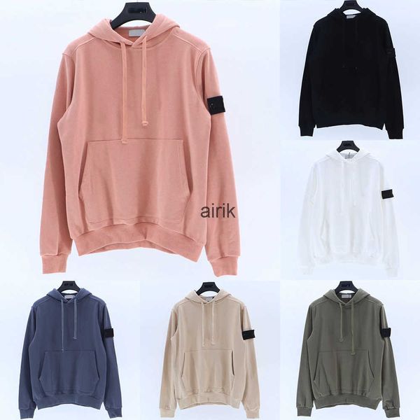 

designer badge jackets hoodies sweatshirts streetwear pullover hooded long sleeve jacket sweaters stone pocket hoody sweater, Black;brown