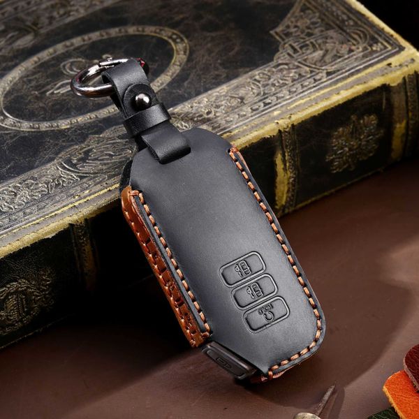 

car key new leather car key case fob cover key bag shell for kia seltos sportage r stinger sorento cerato k5 20- 2021 kia accessories t22111