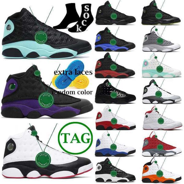 

2023 2023 french blue jumpman13 basketball shoes jordens 13s brave blue court purple sneakers gym red grey del sol og chicago cap and gown