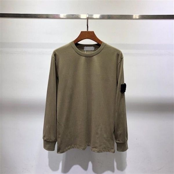 

men casual logo long sleeve sweatshirts thin cotton shirt male loose o-neck sport pullovers 011801280b, Black