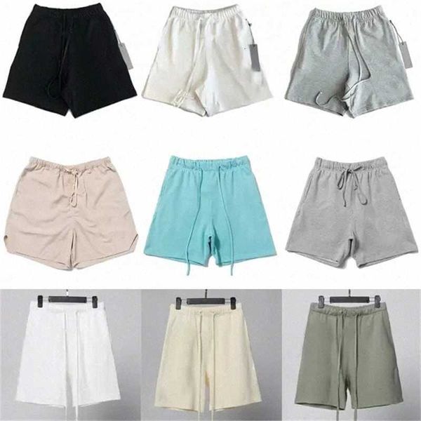 

mens short pants esss fear casual letter-printed trousers with loose loops sweatpants hip-hop ess shorts summer shorts, White;black