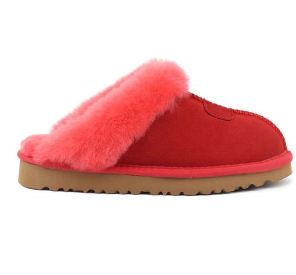 

new fashion wgg s5125 various styles leather indoor boots men and women cotton slippers snow boots shipping size 35-45, Black